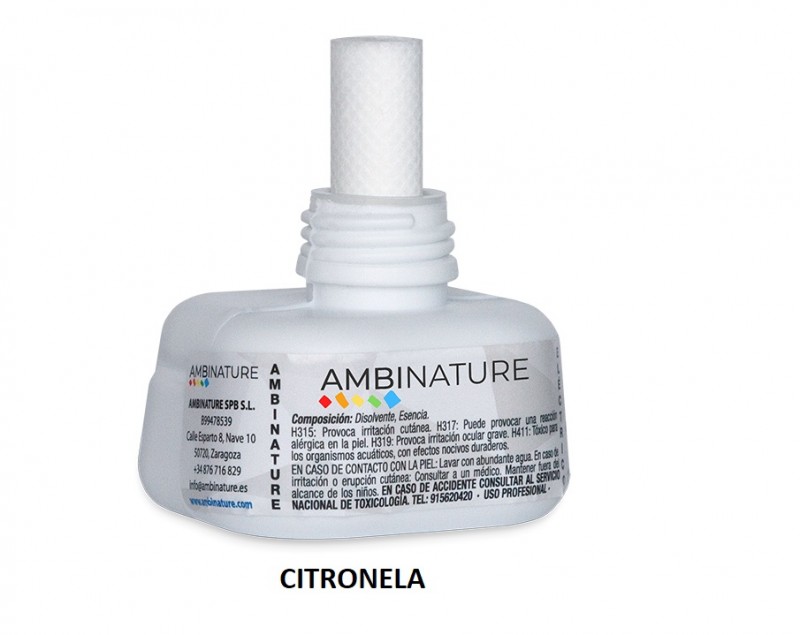 RECARGA AROMA CITRONELA 100ml PARA DIFUSOR