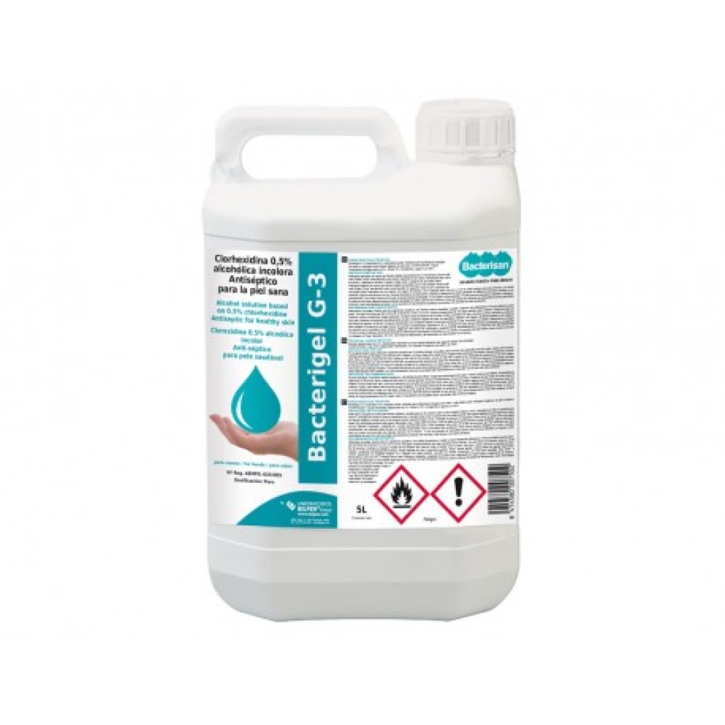 Gel Hidroalcoholico Bacterigel G3 60ml. 48 botellas.