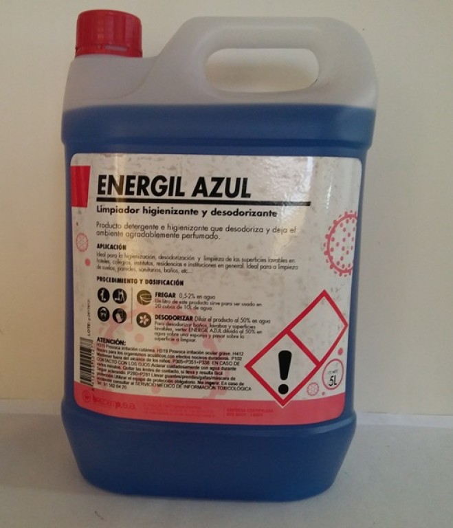 Limpiador de Azulejos alcalino 5 Litros - BIOAZUL-AL - Detergentes Nobel